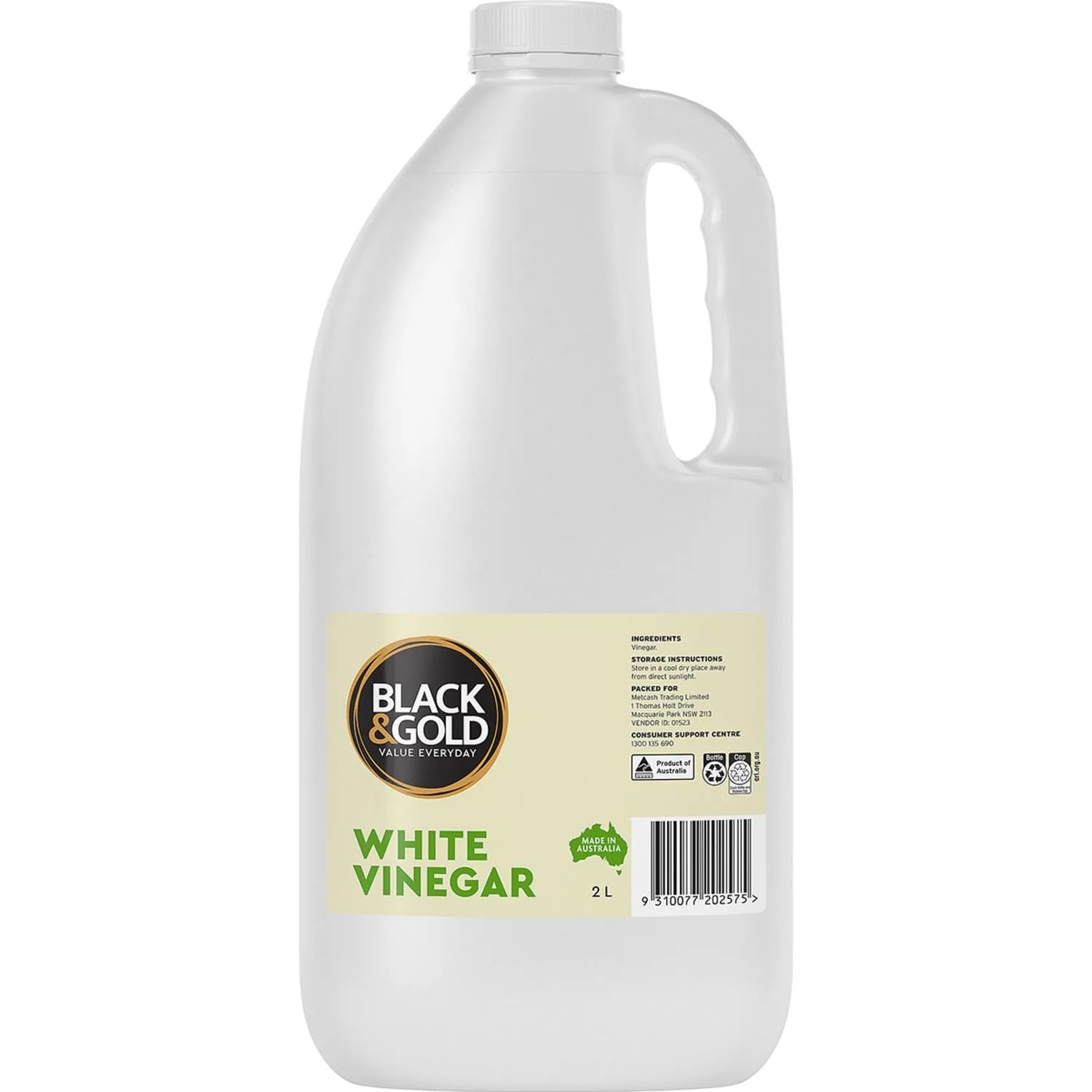 Black & Gold White Vinegar 2 Litre