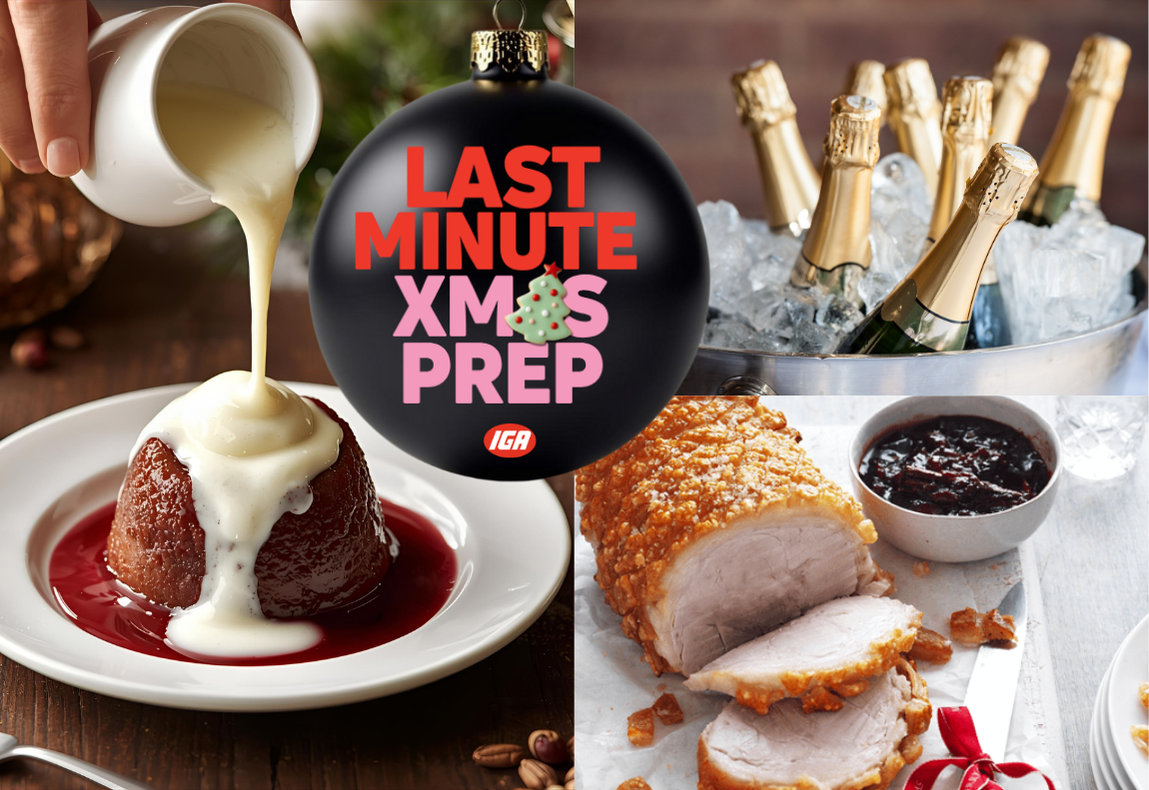 Last Minute Christmas Prep with IGA