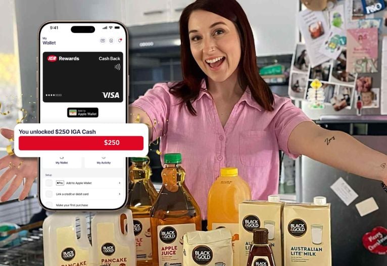 WIN 1 of 4 x $250 IGA Rewards Cash Deposits Into Y...