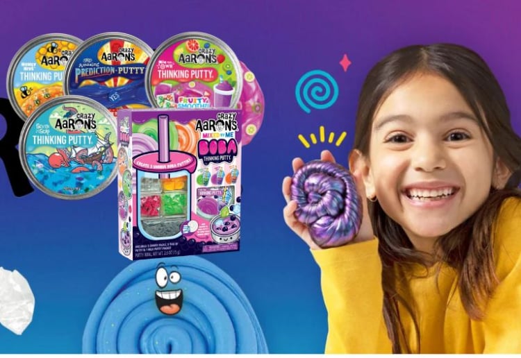 Win 1 Of 5 Crazy Aaron’s Thinking Putty Packs!