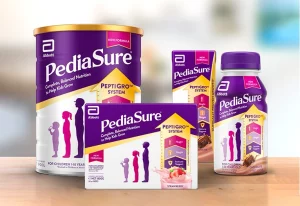 PediaSure nutrition products.