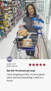 A customer review of local IGA supermarkets