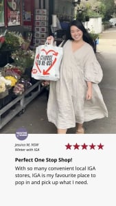 A customer review of local IGA supermarkets