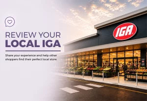 IGA store reviews.