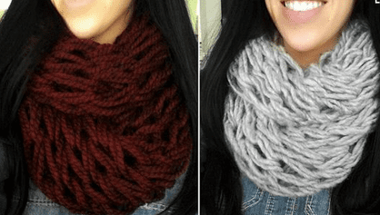 How To Knit A Scarf In 30 Minutes No Needles Required